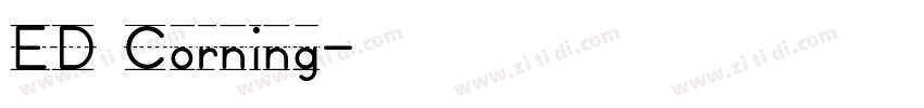 ED Corning字体转换